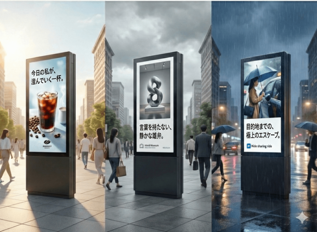 街の景色はもはや静止していない