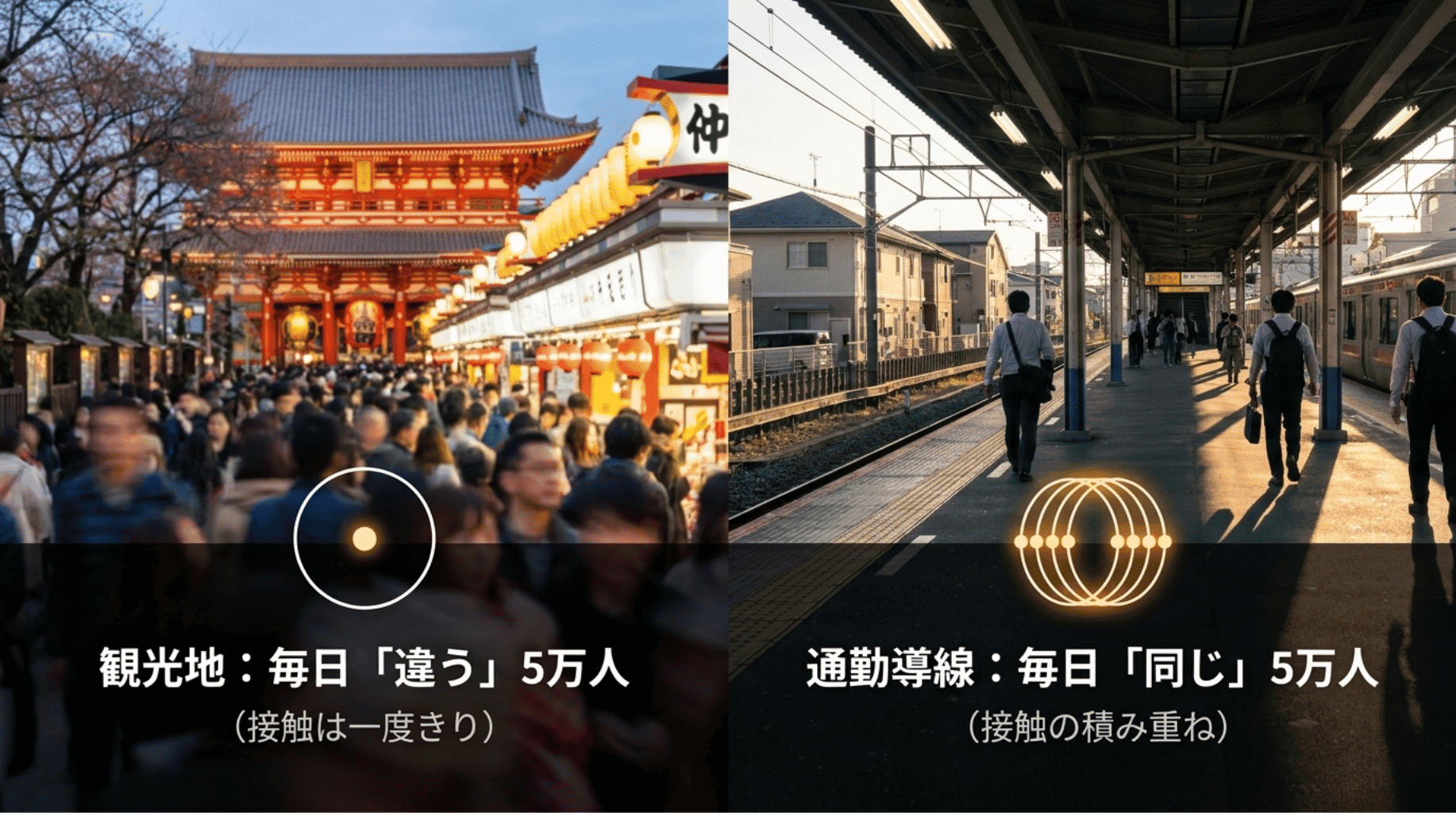 観光地通勤導線