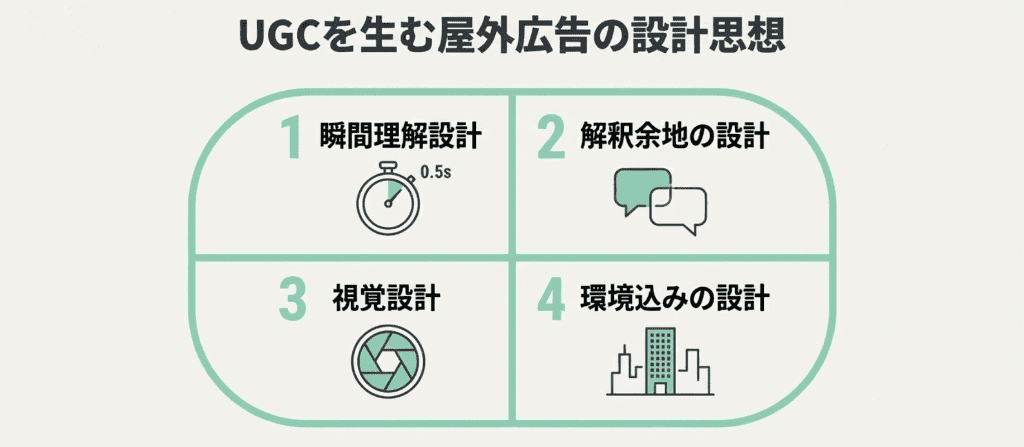 UGCを生む屋外広告の設計思想